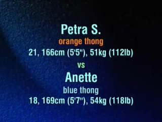 the woman fights a woman. petra s. vs anette