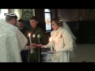 nurse irina, who lost her leg, saving the wounded, got married