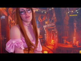 porno cosplay hot demonitsa-elfitik seduced the adventurer and sat on his member of her sweet pussy